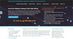 Desktop Screenshot of networkcablingvancouver.com